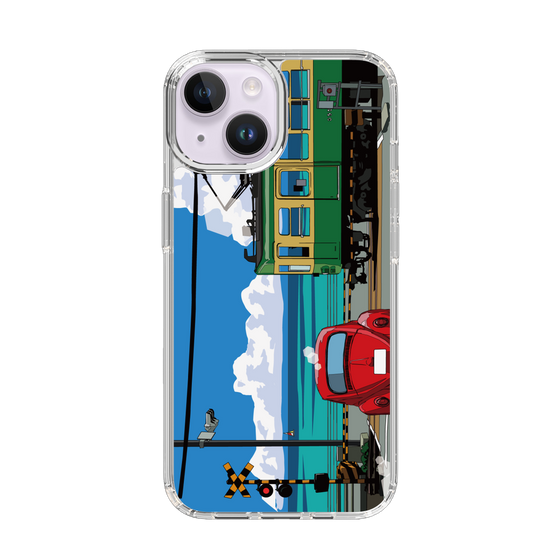 Slim Protection Case［ Studio Alec Shonan Story - Enoden, Horizon, and Cumulonimbus Clouds ］