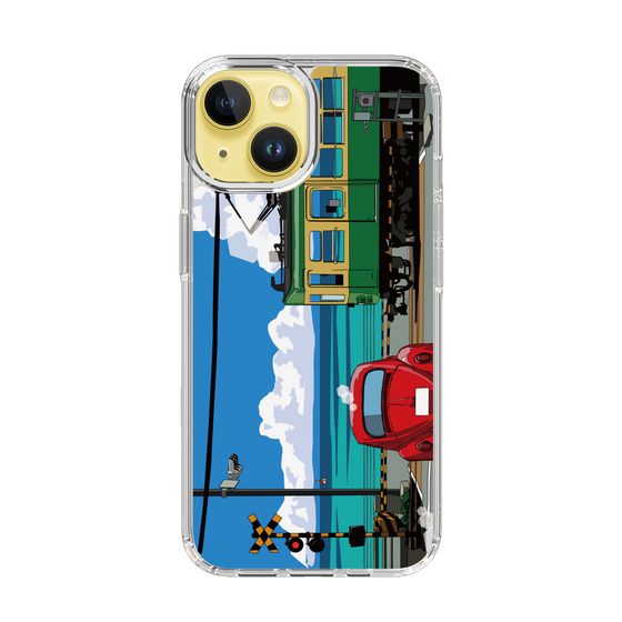 Slim Protection Case［ Studio Alec Shonan Story - Enoden, Horizon, and Cumulonimbus Clouds ］