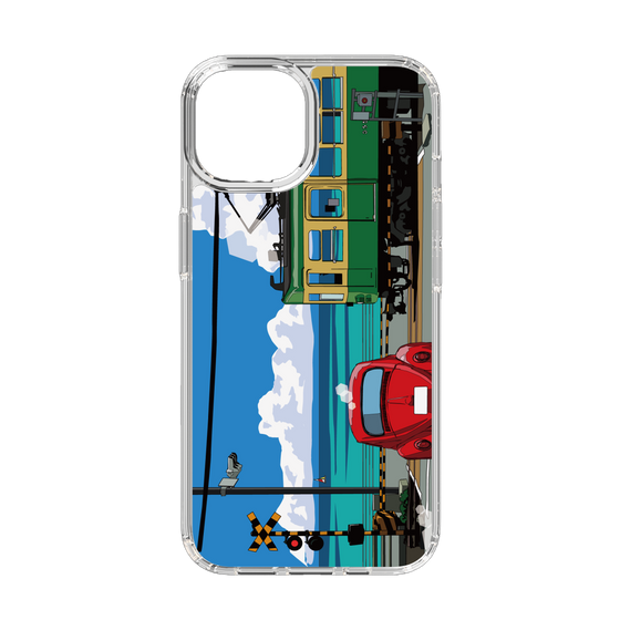 Slim Protection Case［ Studio Alec Shonan Story - Enoden, Horizon, and Cumulonimbus Clouds ］