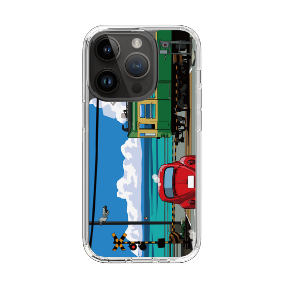 Slim Protection Case［ Studio Alec Shonan Story - Enoden, Horizon, and Cumulonimbus Clouds ］