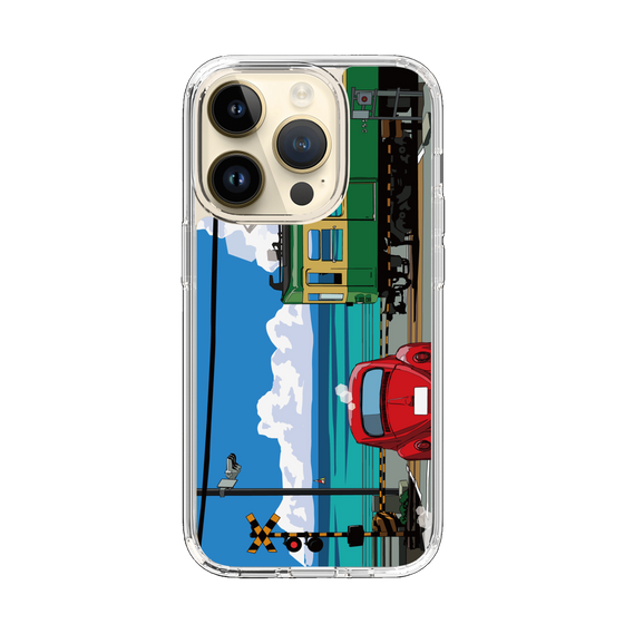 Slim Protection Case［ Studio Alec Shonan Story - Enoden, Horizon, and Cumulonimbus Clouds ］
