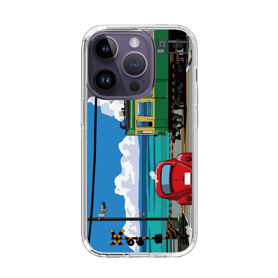 Slim Protection Case［ Studio Alec Shonan Story - Enoden, Horizon, and Cumulonimbus Clouds ］