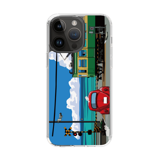 Slim Protection Case［ Studio Alec Shonan Story - Enoden, Horizon, and Cumulonimbus Clouds ］