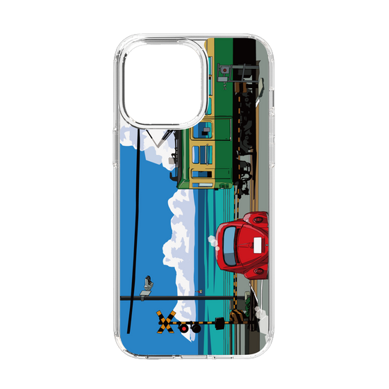 Slim Protection Case［ Studio Alec Shonan Story - Enoden, Horizon, and Cumulonimbus Clouds ］