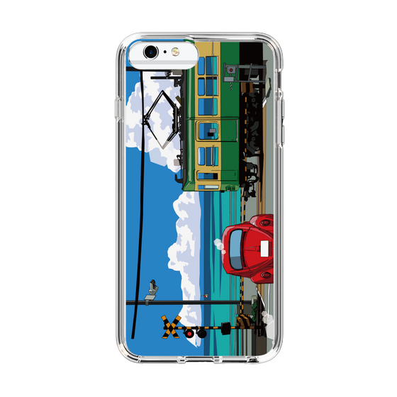 Slim Protection Case［ Studio Alec Shonan Story - Enoden, Horizon, and Cumulonimbus Clouds ］