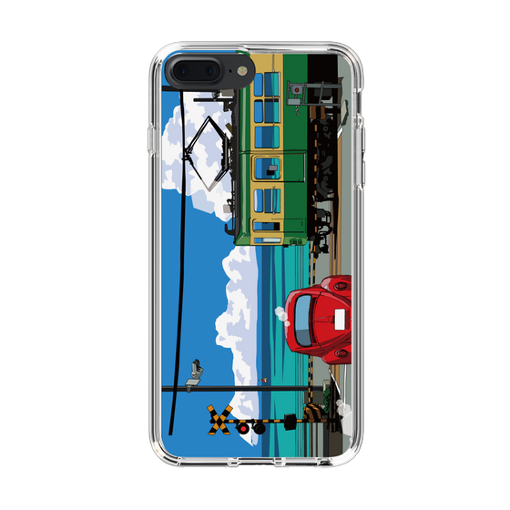 Slim Protection Case［ Studio Alec Shonan Story - Enoden, Horizon, and Cumulonimbus Clouds ］