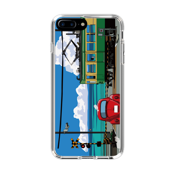 Slim Protection Case［ Studio Alec Shonan Story - Enoden, Horizon, and Cumulonimbus Clouds ］