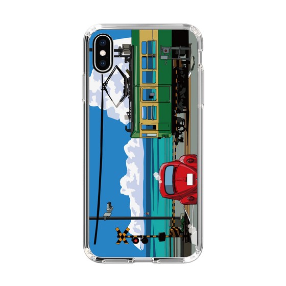 Slim Protection Case［ Studio Alec Shonan Story - Enoden, Horizon, and Cumulonimbus Clouds ］