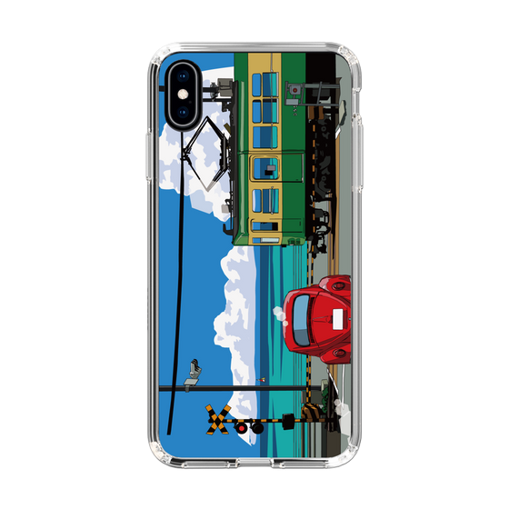 Slim Protection Case［ Studio Alec Shonan Story - Enoden, Horizon, and Cumulonimbus Clouds ］
