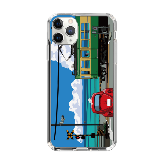 Slim Protection Case［ Studio Alec Shonan Story - Enoden, Horizon, and Cumulonimbus Clouds ］