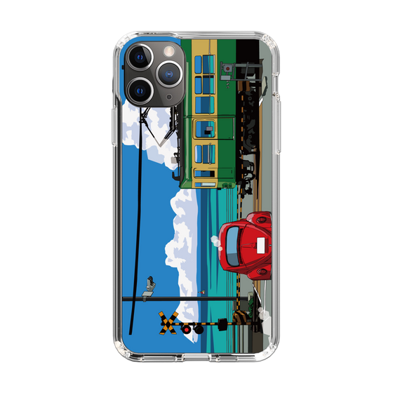 Slim Protection Case［ Studio Alec Shonan Story - Enoden, Horizon, and Cumulonimbus Clouds ］