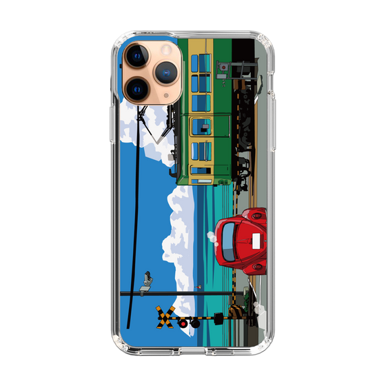 Slim Protection Case［ Studio Alec Shonan Story - Enoden, Horizon, and Cumulonimbus Clouds ］
