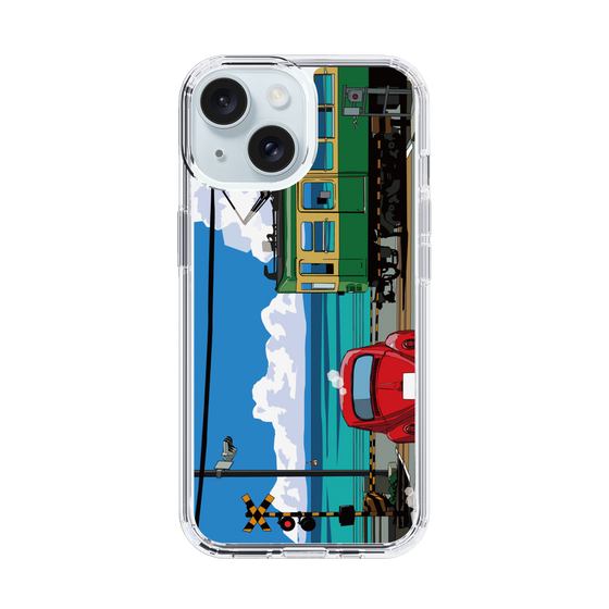 Slim Protection Case［ Studio Alec Shonan Story - Enoden, Horizon, and Cumulonimbus Clouds ］