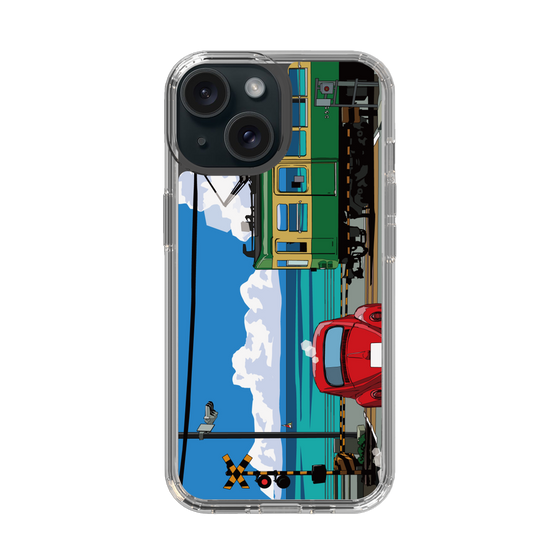 Slim Protection Case［ Studio Alec Shonan Story - Enoden, Horizon, and Cumulonimbus Clouds ］