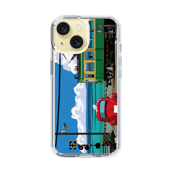 Slim Protection Case［ Studio Alec Shonan Story - Enoden, Horizon, and Cumulonimbus Clouds ］