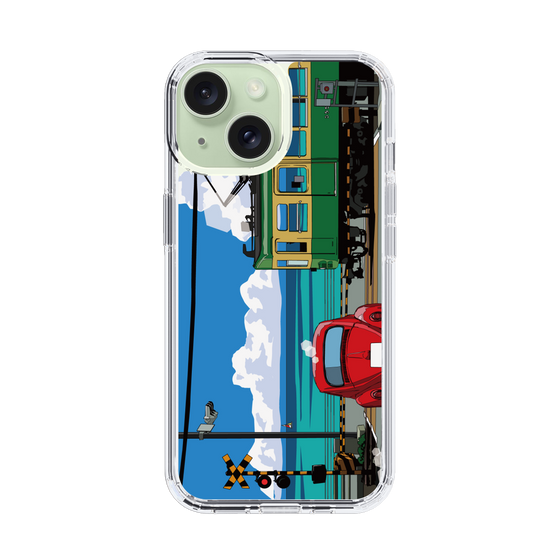 Slim Protection Case［ Studio Alec Shonan Story - Enoden, Horizon, and Cumulonimbus Clouds ］