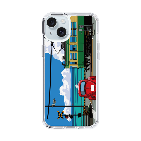 Slim Protection Case［ Studio Alec Shonan Story - Enoden, Horizon, and Cumulonimbus Clouds ］