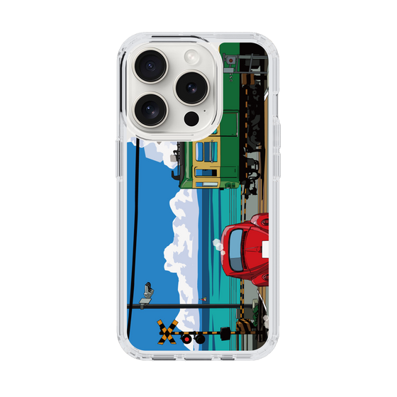 Slim Protection Case［ Studio Alec Shonan Story - Enoden, Horizon, and Cumulonimbus Clouds ］
