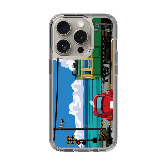 Slim Protection Case［ Studio Alec Shonan Story - Enoden, Horizon, and Cumulonimbus Clouds ］