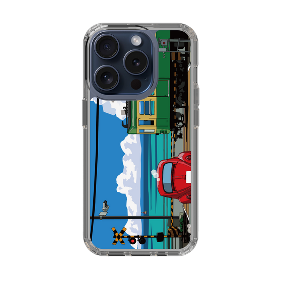 Slim Protection Case［ Studio Alec Shonan Story - Enoden, Horizon, and Cumulonimbus Clouds ］