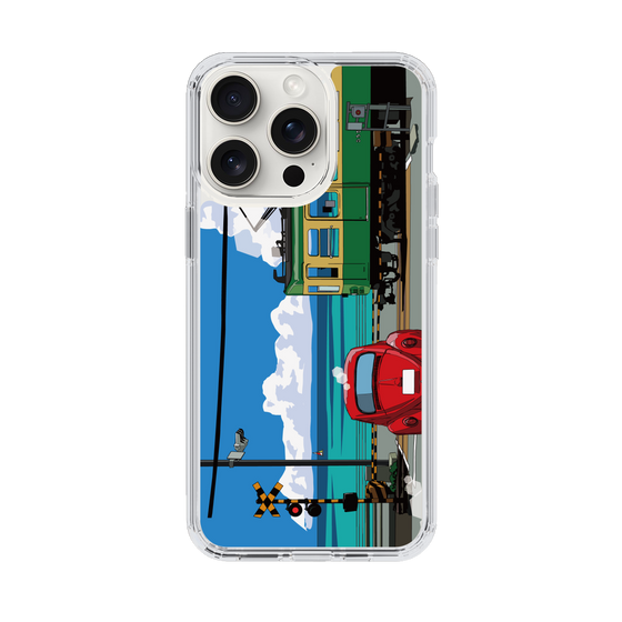 Slim Protection Case［ Studio Alec Shonan Story - Enoden, Horizon, and Cumulonimbus Clouds ］