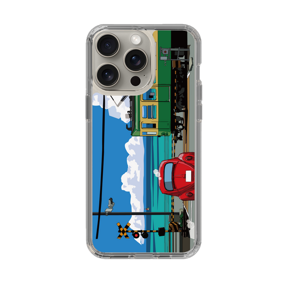 Slim Protection Case［ Studio Alec Shonan Story - Enoden, Horizon, and Cumulonimbus Clouds ］