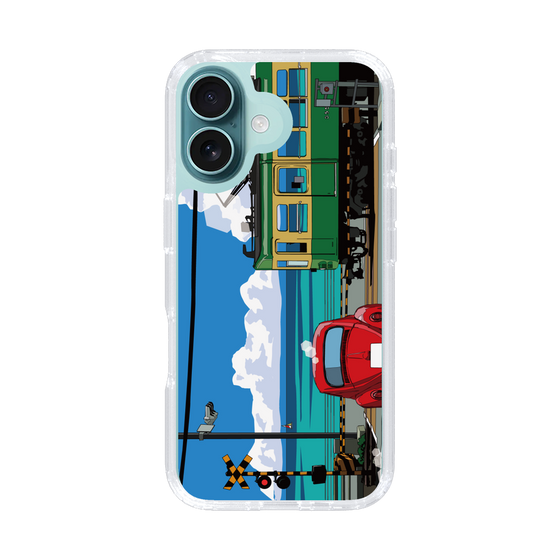 Slim Protection Case［ Studio Alec Shonan Story - Enoden, Horizon, and Cumulonimbus Clouds ］