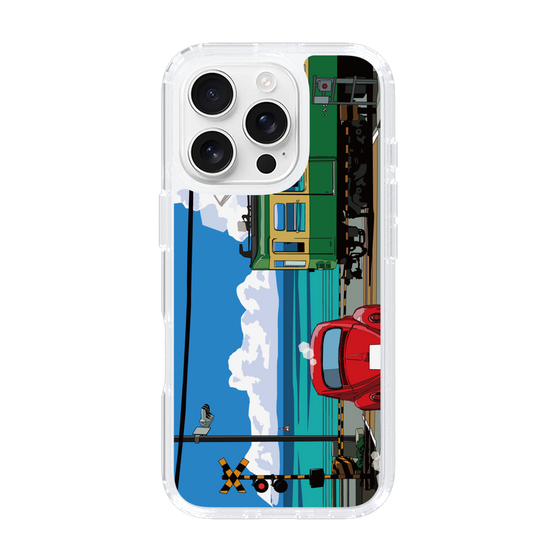Slim Protection Case［ Studio Alec Shonan Story - Enoden, Horizon, and Cumulonimbus Clouds ］