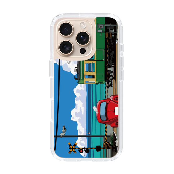 Slim Protection Case［ Studio Alec Shonan Story - Enoden, Horizon, and Cumulonimbus Clouds ］