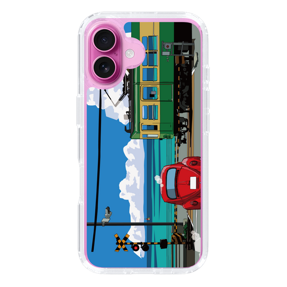 Slim Protection Case［ Studio Alec Shonan Story - Enoden, Horizon, and Cumulonimbus Clouds ］