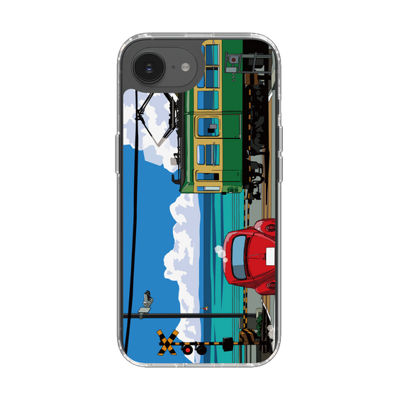 Slim Protection Case［ Studio Alec Shonan Story - Enoden, Horizon, and Cumulonimbus Clouds ］
