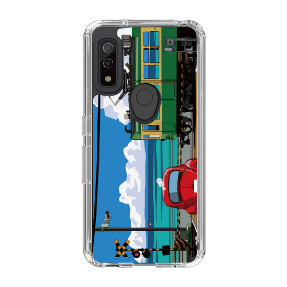 Slim Protection Case［ Studio Alec Shonan Story - Enoden, Horizon, and Cumulonimbus Clouds ］