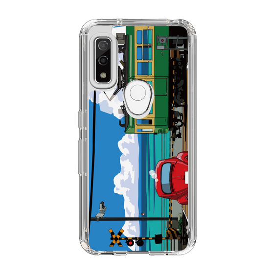 Slim Protection Case［ Studio Alec Shonan Story - Enoden, Horizon, and Cumulonimbus Clouds ］