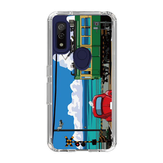 Slim Protection Case［ Studio Alec Shonan Story - Enoden, Horizon, and Cumulonimbus Clouds ］