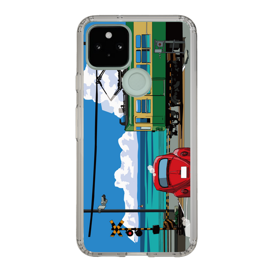 Slim Protection Case［ Studio Alec Shonan Story - Enoden, Horizon, and Cumulonimbus Clouds ］