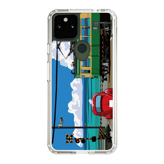 Slim Protection Case［ Studio Alec Shonan Story - Enoden, Horizon, and Cumulonimbus Clouds ］