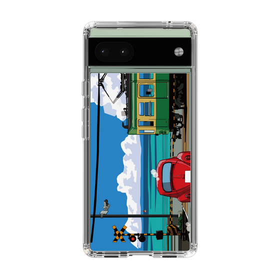 Slim Protection Case［ Studio Alec Shonan Story - Enoden, Horizon, and Cumulonimbus Clouds ］