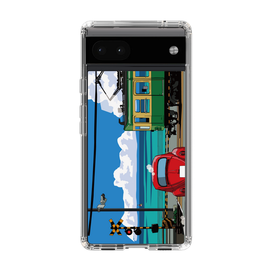 Slim Protection Case［ Studio Alec Shonan Story - Enoden, Horizon, and Cumulonimbus Clouds ］