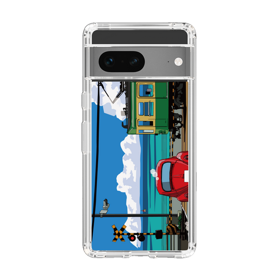 Slim Protection Case［ Studio Alec Shonan Story - Enoden, Horizon, and Cumulonimbus Clouds ］