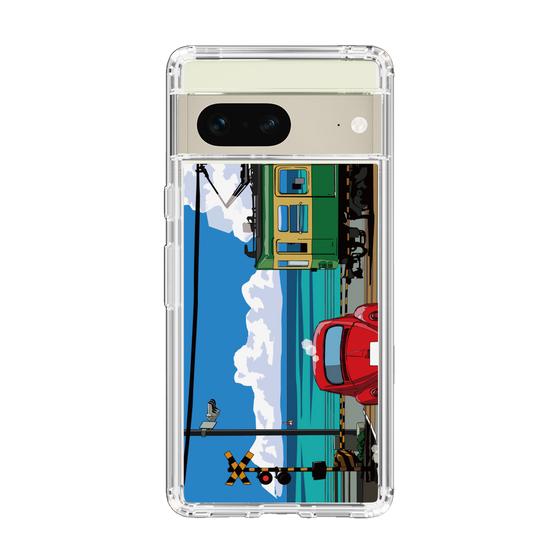 Slim Protection Case［ Studio Alec Shonan Story - Enoden, Horizon, and Cumulonimbus Clouds ］
