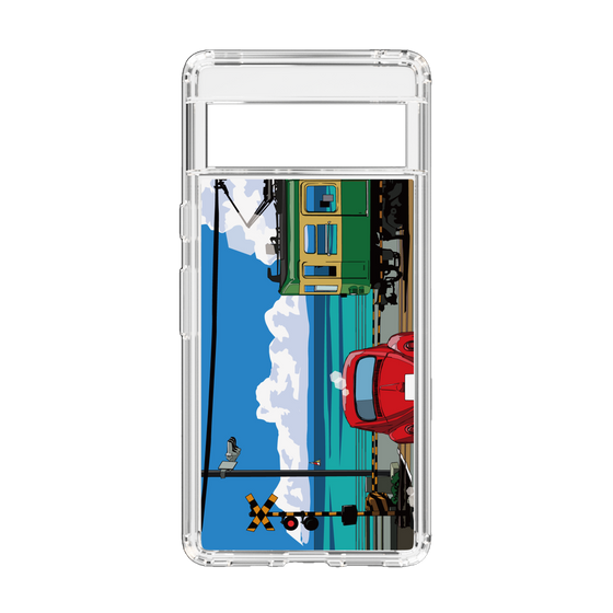 Slim Protection Case［ Studio Alec Shonan Story - Enoden, Horizon, and Cumulonimbus Clouds ］