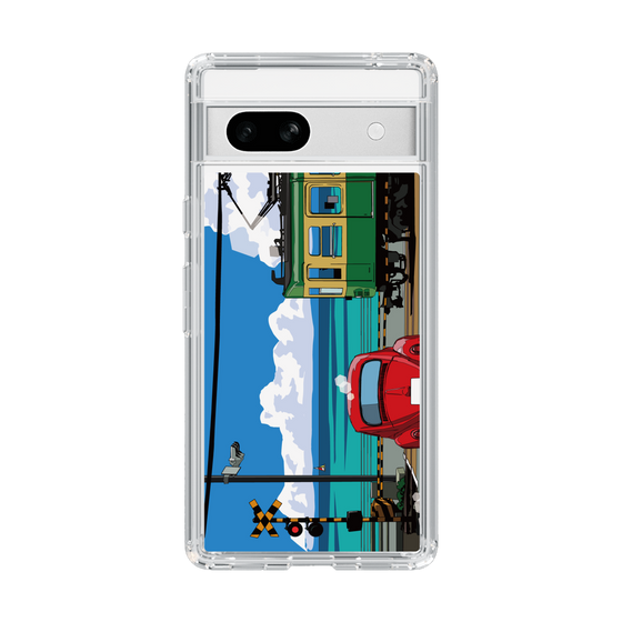 Slim Protection Case［ Studio Alec Shonan Story - Enoden, Horizon, and Cumulonimbus Clouds ］