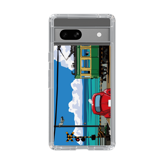 Slim Protection Case［ Studio Alec Shonan Story - Enoden, Horizon, and Cumulonimbus Clouds ］