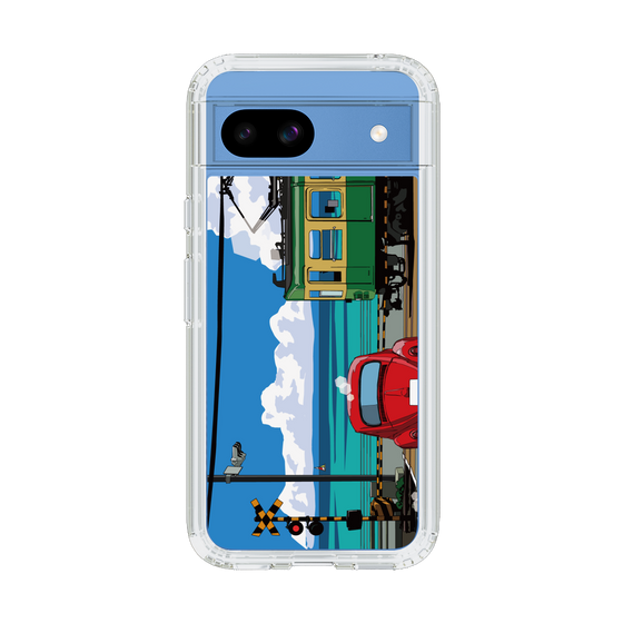 Slim Protection Case［ Studio Alec Shonan Story - Enoden, Horizon, and Cumulonimbus Clouds ］