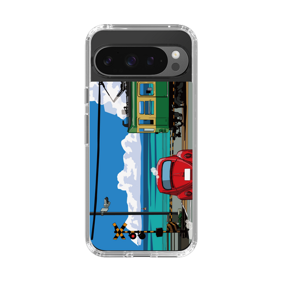 Slim Protection Case［ Studio Alec Shonan Story - Enoden, Horizon, and Cumulonimbus Clouds ］