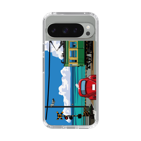 Slim Protection Case［ Studio Alec Shonan Story - Enoden, Horizon, and Cumulonimbus Clouds ］