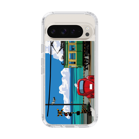 Slim Protection Case［ Studio Alec Shonan Story - Enoden, Horizon, and Cumulonimbus Clouds ］
