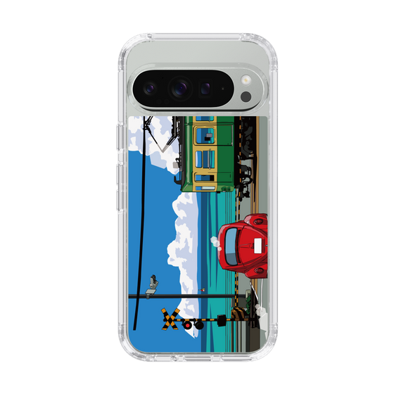 Slim Protection Case［ Studio Alec Shonan Story - Enoden, Horizon, and Cumulonimbus Clouds ］