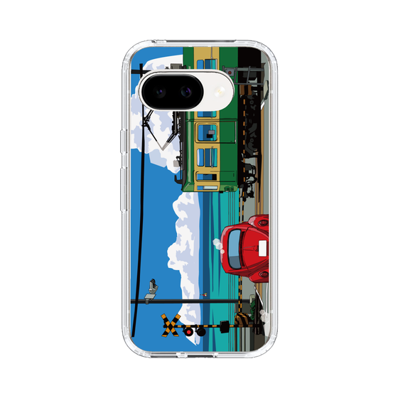 Slim Protection Case［ Studio Alec Shonan Story - Enoden, Horizon, and Cumulonimbus Clouds ］