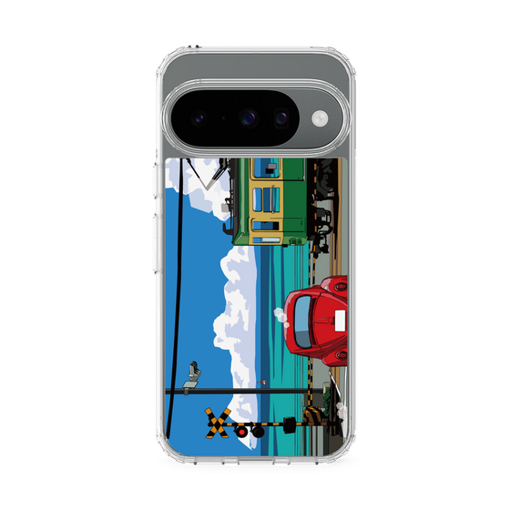 Slim Protection Case［ Studio Alec Shonan Story - Enoden, Horizon, and Cumulonimbus Clouds ］